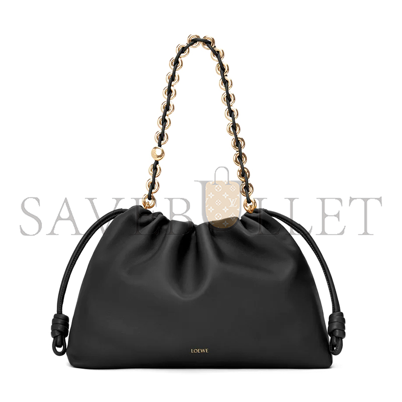 LOEWE LARGE FLAMENCO PURSE IN MELLOW NAPPA LAMBSKIN A411FPDX01-1100 (41*26*9cm)
