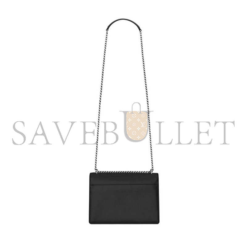 YSL SUNSET MEDIUM IN SMOOTH LEATHER 442906D420N1000 (22*15*6.5cm)